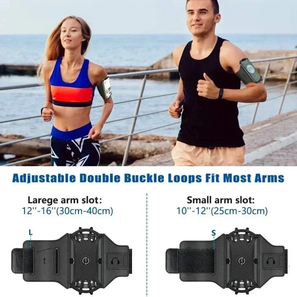 Running Armband 360°Rotatable for iPhone 15/14/13/Pro Max/Pro/Mini/12/11/SE/Xs/X